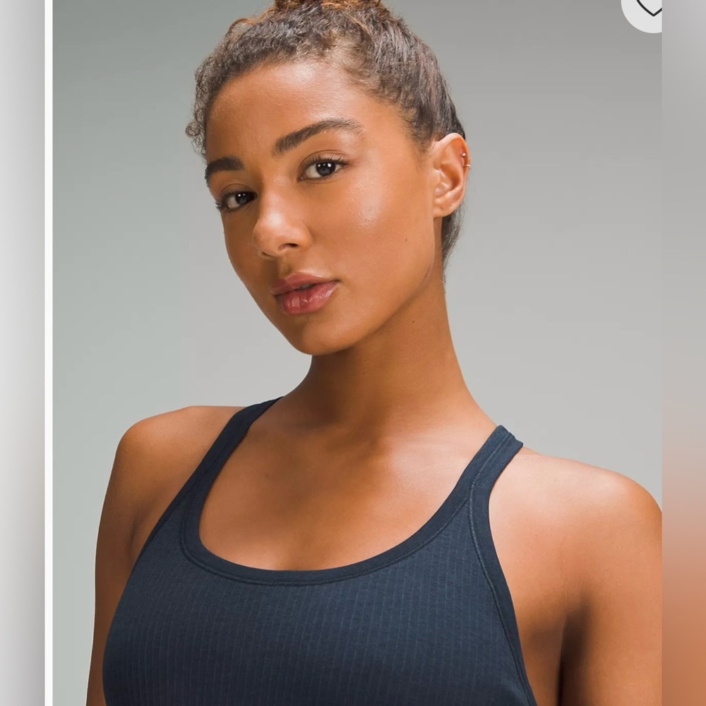 lululemon athletica navy Ribbed Tank Top - Picture 2 of 8
